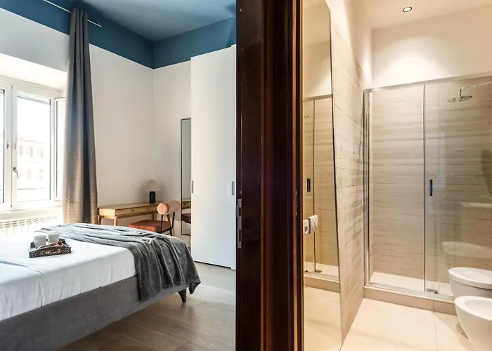 The Rent - Bright One-bedroom In Via Del Tritone Apartmán